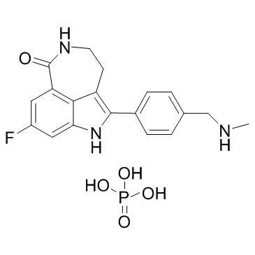 Rucaparib (AG-014699) phosphate structure
