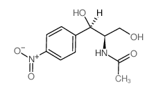 N-[(1R,2R)-1,3-dihydroxy-1-(4-nitrophenyl)propan-2-yl]acetamide Structure
