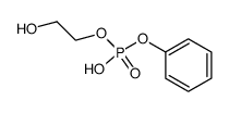 Phosphorsaeure-(2-hydroxy-ethyl)-phenylester Structure