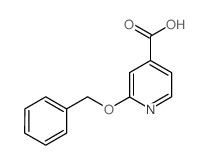 2-(苯基甲氧基)-4-吡啶羧酸结构式