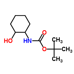tert-Butyl (2-hydroxycyclohexyl)carbamate Structure