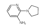 2-pyrrolidin-1-ylpyridin-3-amine结构式