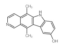9-hydroxyellipticine结构式