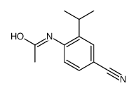 4-氰基-2-异丙基乙酰苯胺结构式