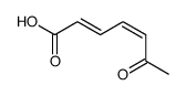 6-oxohepta-2,4-dienoic acid Structure