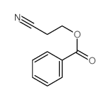 2-cyanoethyl benzoate structure
