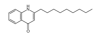 2-壬基喹啉-4(1H)-酮结构式