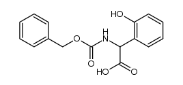 N-benzyloxycarbonyl-2-(2-hydroxyphenyl)glycine结构式