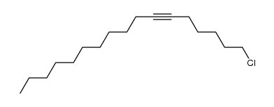 1-Chloro-6-heptadecyne Structure