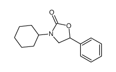 3-Cyclohexyl-5-phenyloxazolidine-2-one结构式