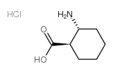 trans-2-Aminocyclohexanecarboxylic acid hydrochloride Structure