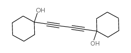 Cyclohexanol,1,1'-(1,3-butadiyne-1,4-diyl)bis- Structure