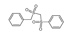 [[(Benzylsulfonyl)methyl]sulfonyl]benzene结构式
