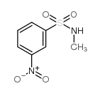 N-甲基3-硝基苯磺酰胺结构式