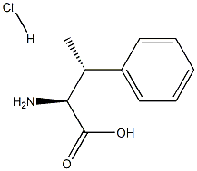 (2S,3R)-2-Amino-3-phenylbutyric acid.HCl Structure
