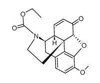 N-(ethoxycarbonyl)norcodeinone结构式