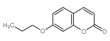 7-丙氧基-苯并吡喃-2-酮结构式