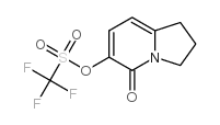 5-氧代-6-三氟甲基磺酰氧基-1,2,3,5-四氢吲哚烷结构式