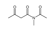 N-acetyl-N-methyl-3-oxobutanamide结构式