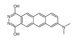 8-(dimethylamino)-2,3-dihydronaphtho[2,3-g]phthalazine-1,4-dione结构式
