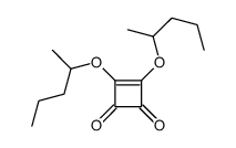 3,4-di(pentan-2-yloxy)cyclobut-3-ene-1,2-dione Structure