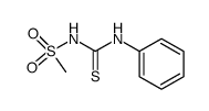 1-Methylsulfonyl-3-(phenyl)thiourea structure
