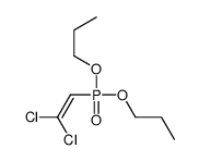 1-[2,2-dichloroethenyl(propoxy)phosphoryl]oxypropane结构式