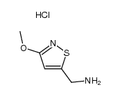 C-(3-methoxy-isothiazol-5-yl)-methylamine, monohydrochloride结构式