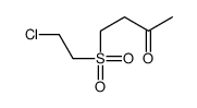 4-(2-chloro-ethanesulfonyl)-butan-2-one结构式