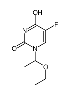 1-(1-Ethoxyethyl)-5-fluorouracil结构式