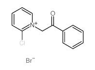 Pyridinium,2-chloro-1-(2-oxo-2-phenylethyl)-, bromide (1:1)结构式