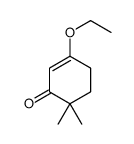 (9ci)-3-乙氧基-6,6-二甲基-2-环己烯-1-酮结构式
