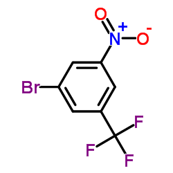 3-溴-5-硝基三氟甲苯结构式