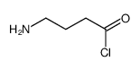 Butanoyl chloride, 4-amino- structure