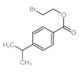 2-bromoethyl 4-propan-2-ylbenzoate Structure