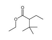 ethyl 2-ethyl-3,3-dimethylbutanoate结构式