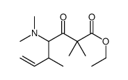 ethyl 4-(dimethylamino)-2,2,5-trimethyl-3-oxohept-6-enoate Structure