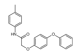 N-(4-methylphenyl)-2-(4-phenoxyphenoxy)acetamide结构式