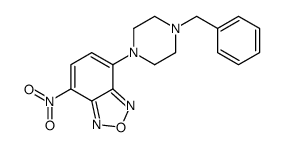 7-(4-benzylpiperazin-1-yl)-4-nitro-2,1,3-benzoxadiazole Structure