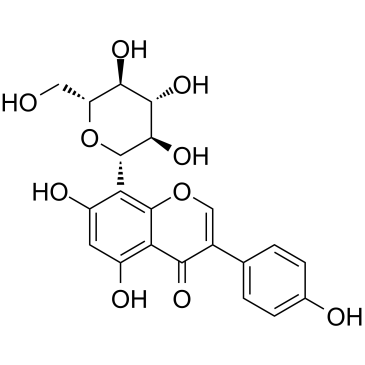 Genistein 8-c-glucoside结构式