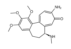 (S)-10-amino-1,2,3-trimethoxy-7-methylamino-6,7-dihydro-5H-benzo[a]heptalen-9-one Structure