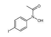 N-hydroxy-N-(4-iodophenyl)acetamide Structure