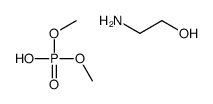 dimethyl hydrogen phosphate, compound with 2-aminoethanol (1:1) Structure