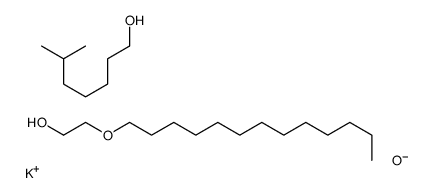 potassium,dihydrogen phosphate,6-methylheptan-1-ol,2-tridecoxyethanol Structure