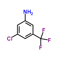 3-氨基-5-氯三氟甲苯结构式