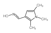 1H-Pyrrole-3-carboxaldehyde,1,2,5-trimethyl-,oxime(9CI) structure