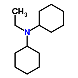 N-Cyclohexyl-N-ethylcyclohexanamine structure