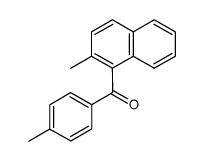(2-methylnaphthalen-1-yl)(4-methylphenyl)methanone结构式