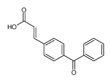 3-(4-benzoylphenyl)prop-2-enoic acid结构式