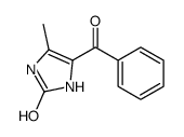 4-benzoyl-5-methyl-1,3-dihydroimidazol-2-one结构式